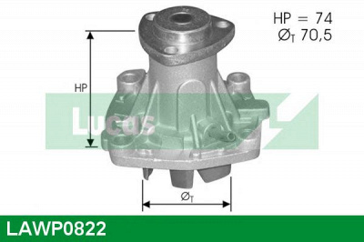 LUCAS ENGINE DRIVE lawp0822 -  Водяной насос